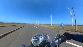 北海道ツーリング/オロロンライン/オトンルイ風力発電所